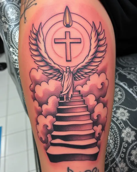 El arte de tatuaje "Stairway to Heaven" como expresión artística